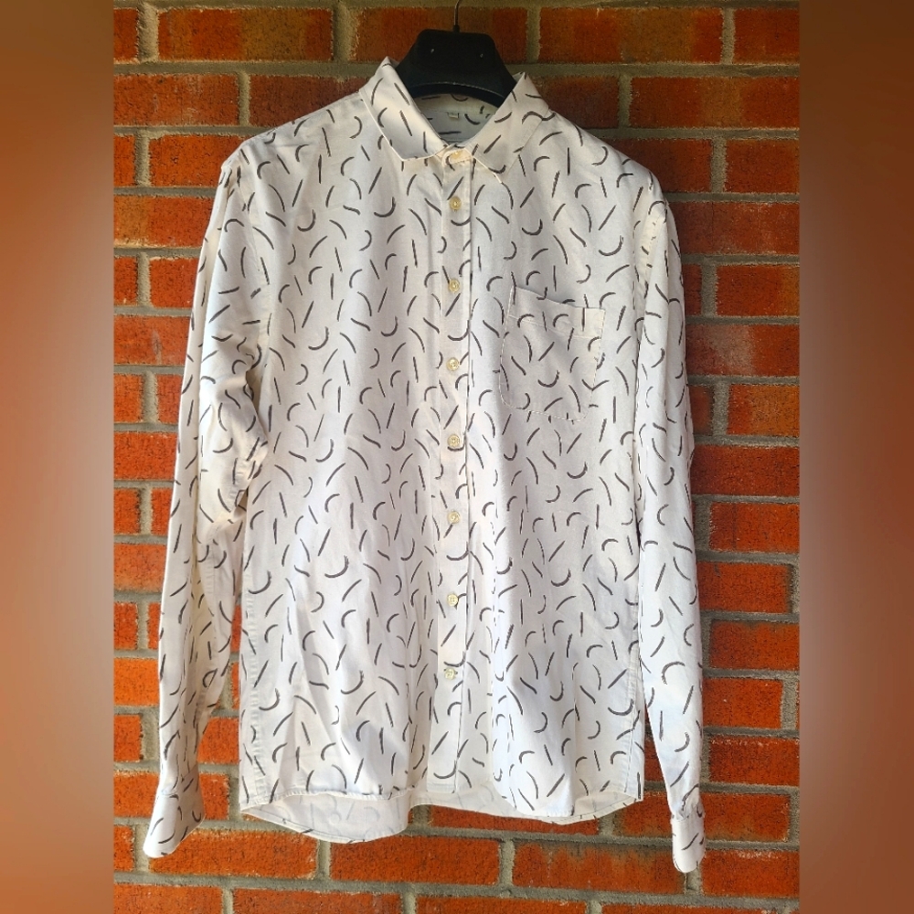 Frank & Oak long sleeve button down mens shirt